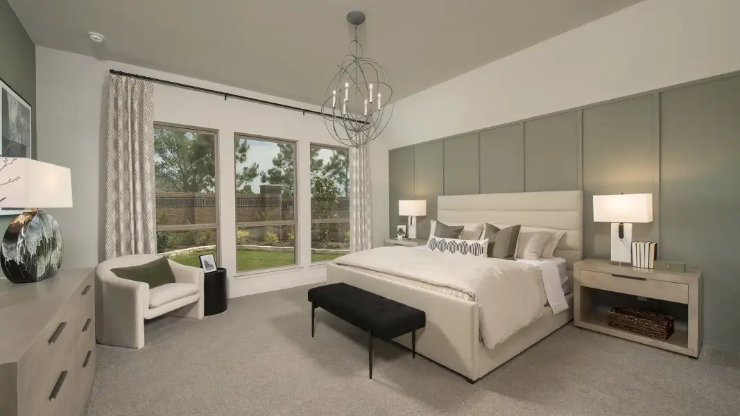 Furnished interior view inside a new home in North Sky, Celina (Image 27). Furnished interior view inside a new home in North Sky, Celina (Image 27).