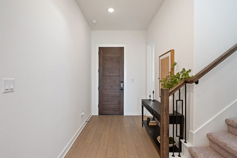 Furnished interior view inside a new home in Arbor Collection at Lariat, Liberty Hill (Image 8).