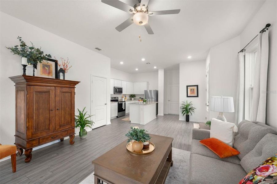 Furnished interior view inside a new home in Sol Vista, Dundee (Image 14). Furnished interior view inside a new home in Sol Vista, Dundee (Image 14).