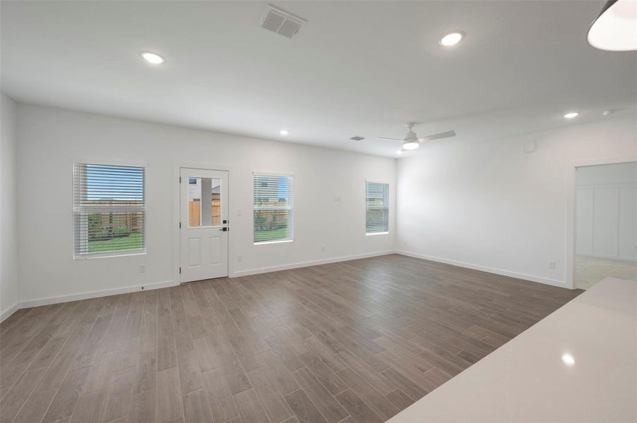 Open living area