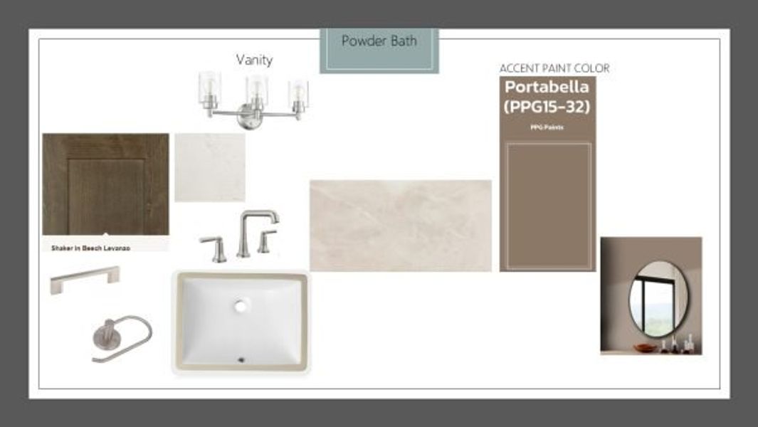 Sample of building materials used in homes in Rio Vista at Kelly Ranch, Aledo (Image 29).