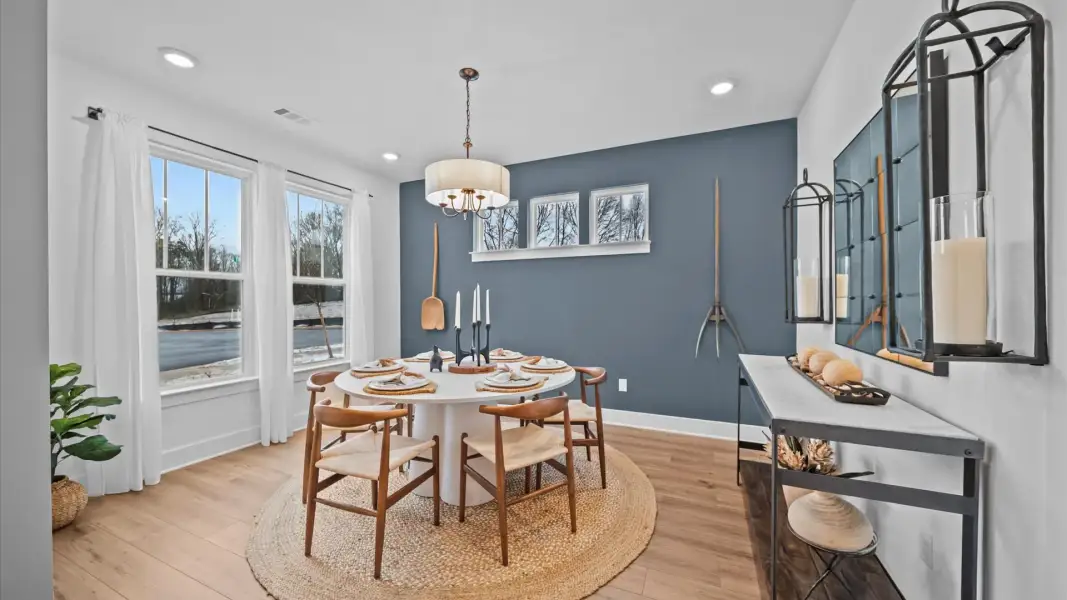 Open-concept dining area with thoughtful flow—perfect for entertaining in this first-class home Open-concept dining area with thoughtful flow—perfect for entertaining in this first-class home