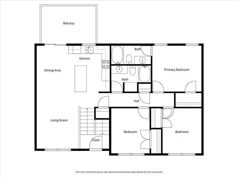 2D floor plan layout of this home in , Rome, GA (Image 5).