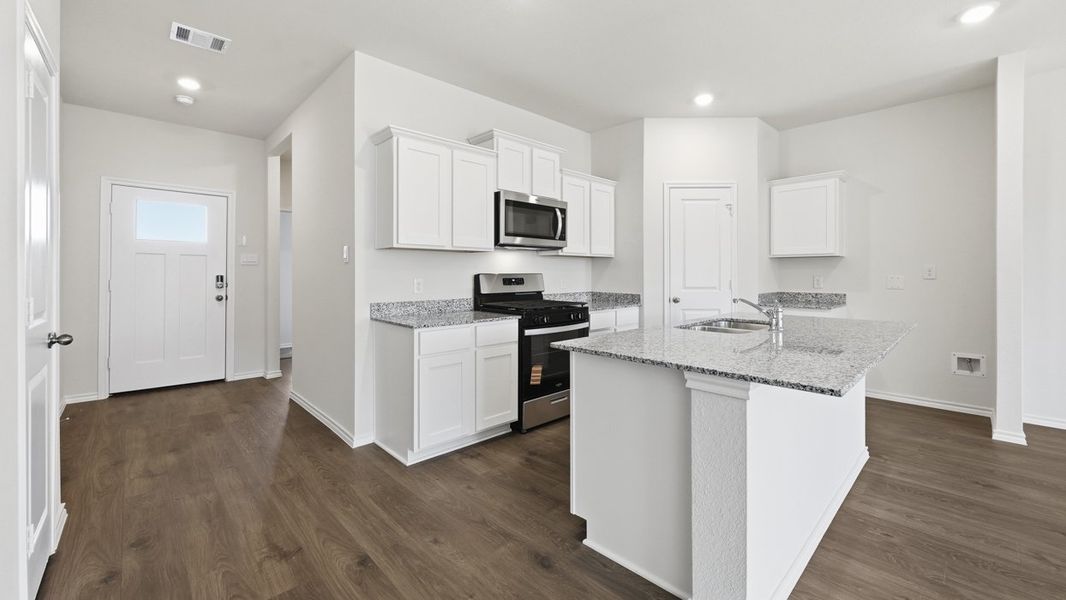 Furnished interior view inside a new home in Windrose, Pilot Point (Image 3).