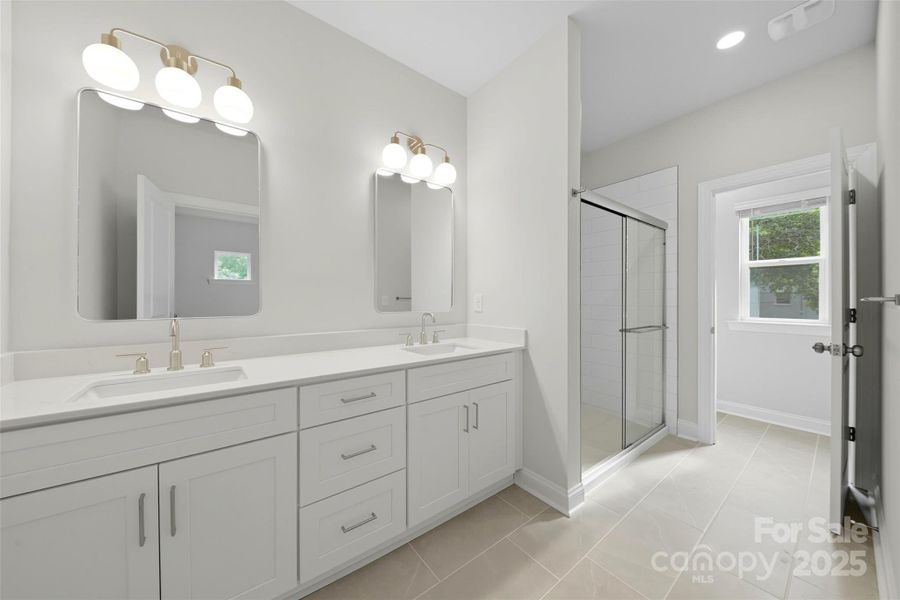 Furnished interior view inside a new home in , Charlotte (Image 6).