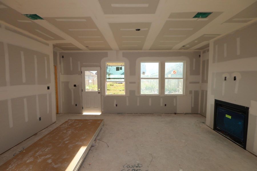 Great room - still under construction! Great room - still under construction!