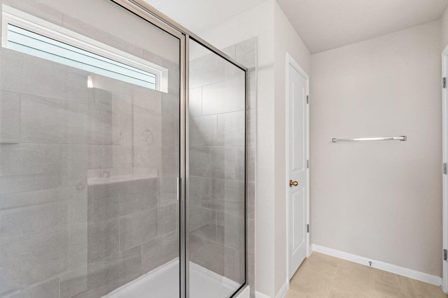Walk-in shower in Primary Bath Walk-in shower in Primary Bath