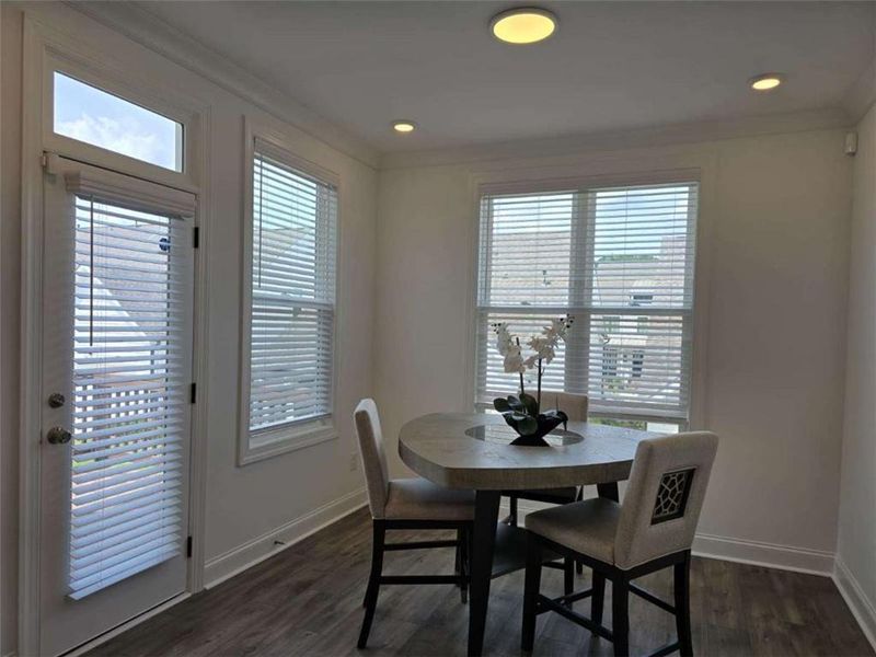Furnished interior view inside a new home in , Suwanee (Image 17).