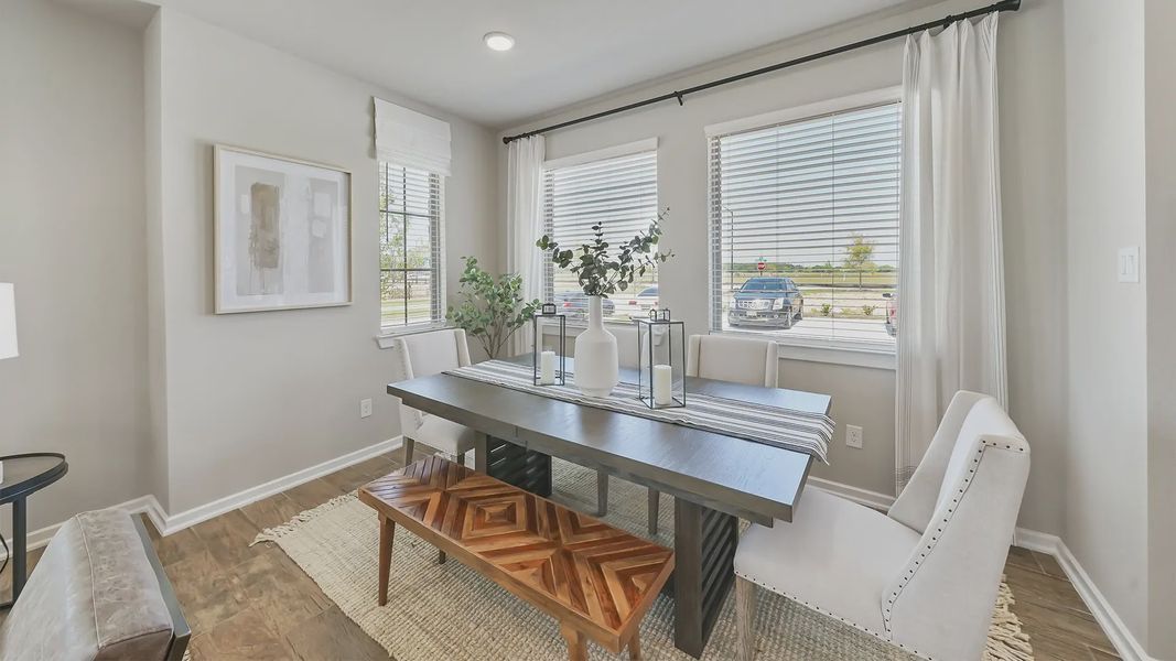 Representative furnished interior of a home built from the Riverdale by Chesmar Homes in Elyson Courtyard Collection, Katy (Image 13). Representative furnished interior of a home built from the Riverdale by Chesmar Homes in Elyson Courtyard Collection, Katy (Image 13).