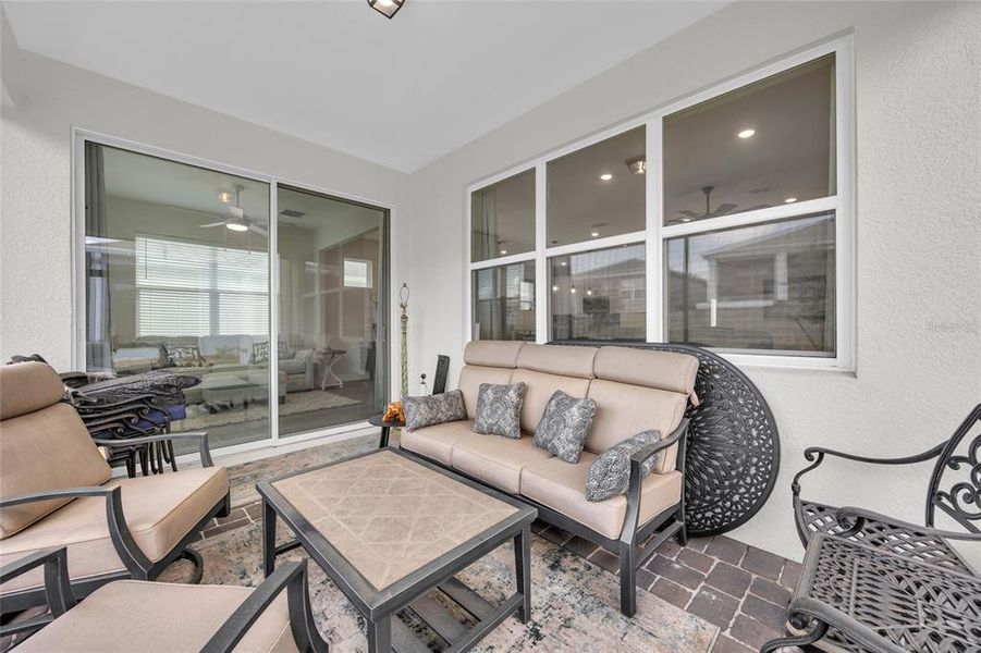 Exterior details and patio area of a home in , Minneola (Image 23).