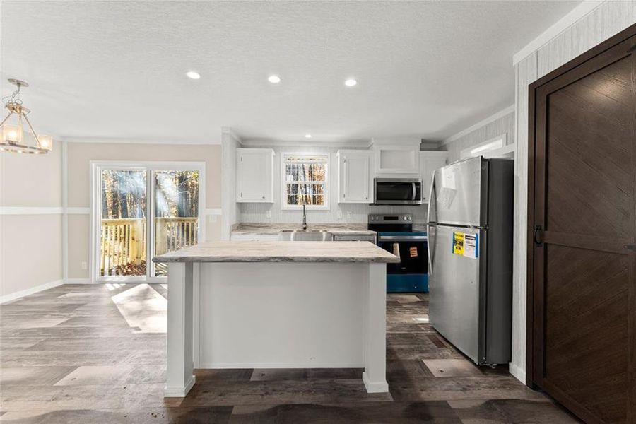 Furnished interior view inside a new home in , Cleveland (Image 7).