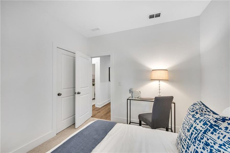 Furnished interior view inside a new home in , Suwanee (Image 13). Furnished interior view inside a new home in , Suwanee (Image 13).