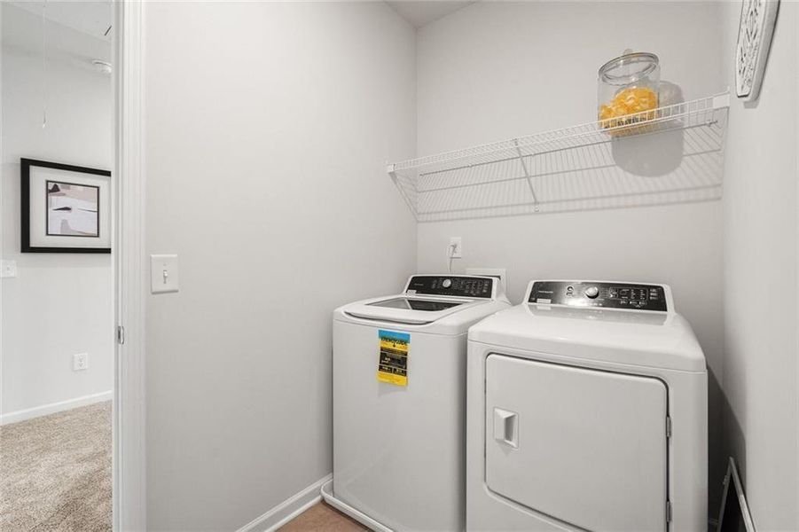 Furnished interior view inside a new home in Garrett Preserve, Douglasville (Image 18).