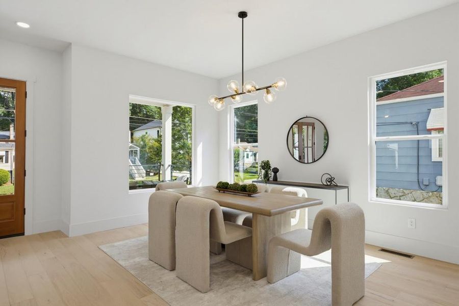 Furnished interior view inside a new home in , Atlanta (Image 10).
