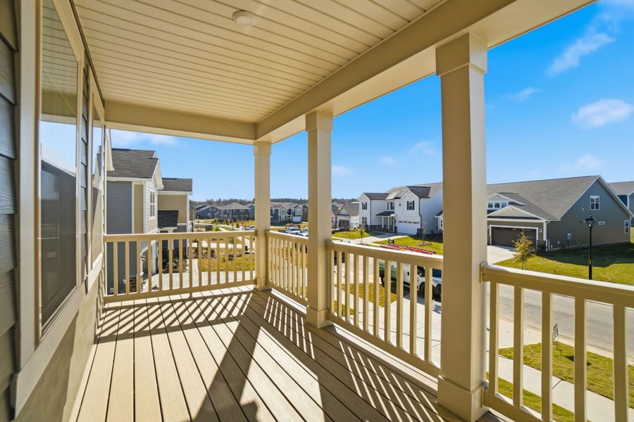 Exterior details and patio area of a home in Waxhaw Landing, Monroe (Image 19).