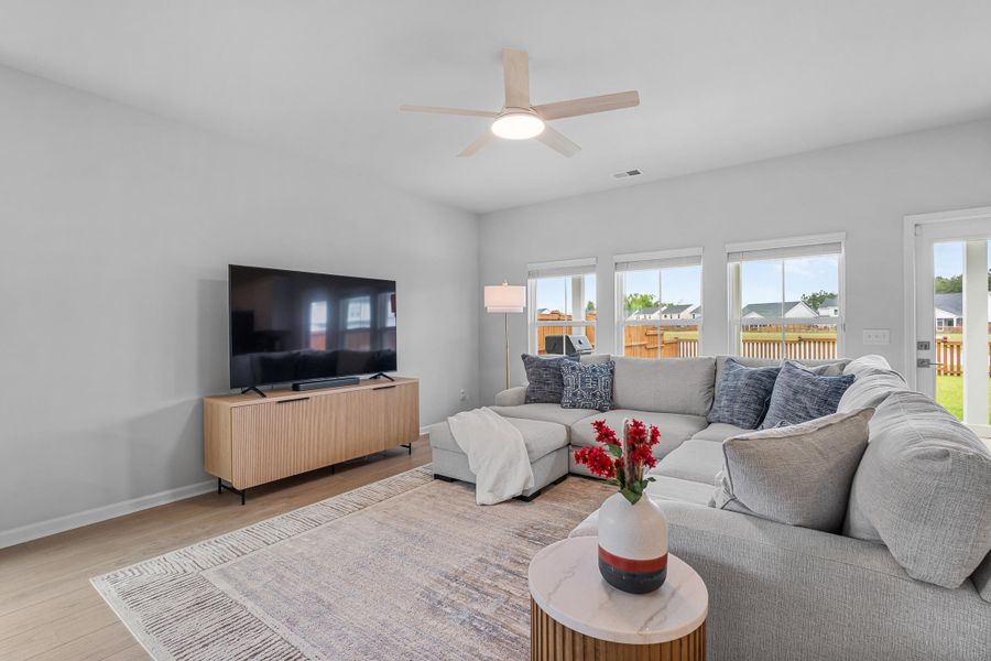 Furnished interior view inside a new home in Heron's Walk at Summers Corner, Summerville (Image 9).