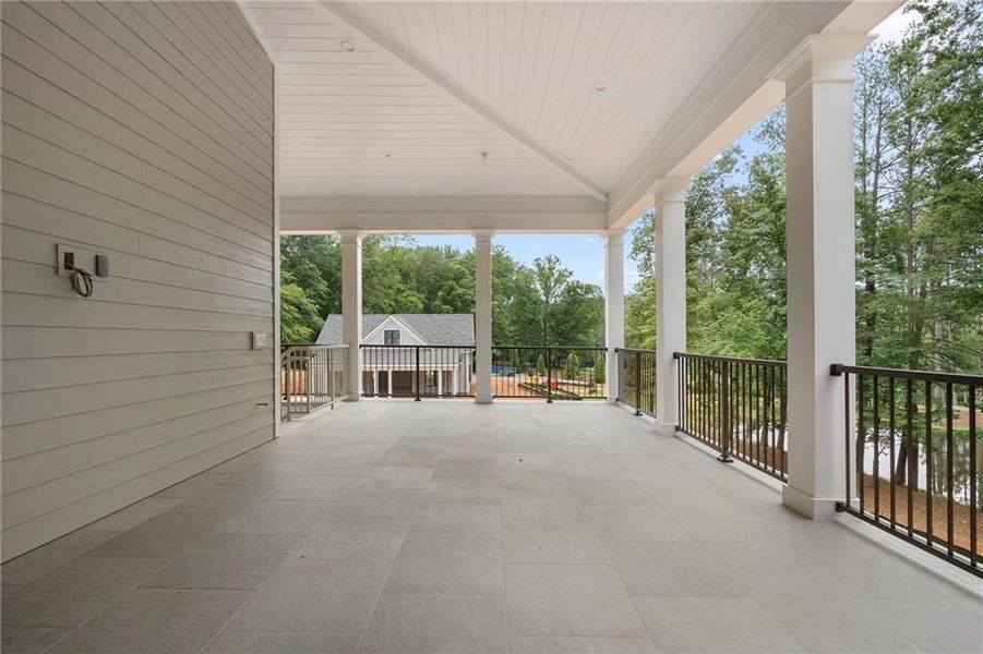 Exterior details and patio area of a home in , Milton (Image 16). Exterior details and patio area of a home in , Milton (Image 16).