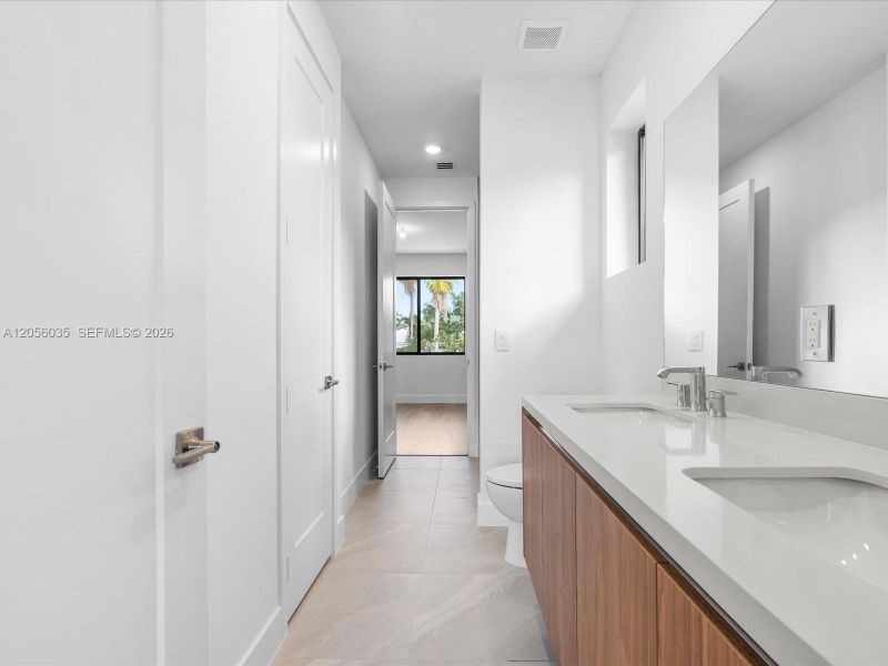 Furnished interior view inside a new home in , Miami (Image 44). Furnished interior view inside a new home in , Miami (Image 44).