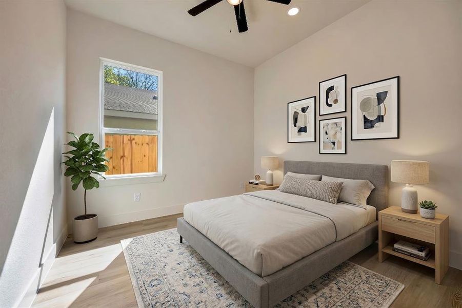 Furnished interior view inside a new home in , Fort Worth (Image 16).