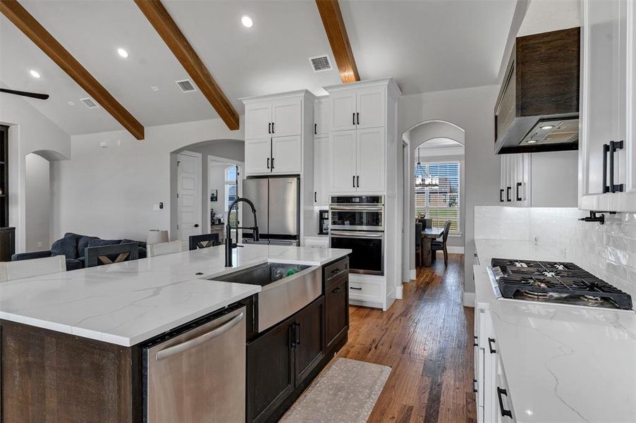 Furnished interior view inside a new home in , Godley (Image 10).