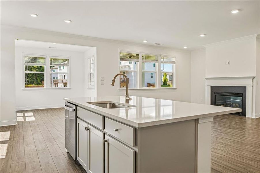 Furnished interior view inside a new home in Bennett Farm, Loganville (Image 9).