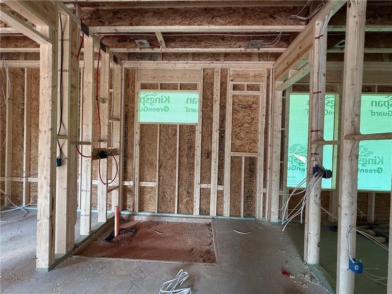 In-progress construction of a new home in , Lawrenceville, GA (Image 7).