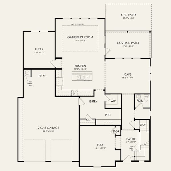 2D floor plan layout for the Montadale by John Wieland in Treymor, Mount Juliet, TN (Image 1). 2D floor plan layout for the Montadale by John Wieland in Treymor, Mount Juliet, TN (Image 1).