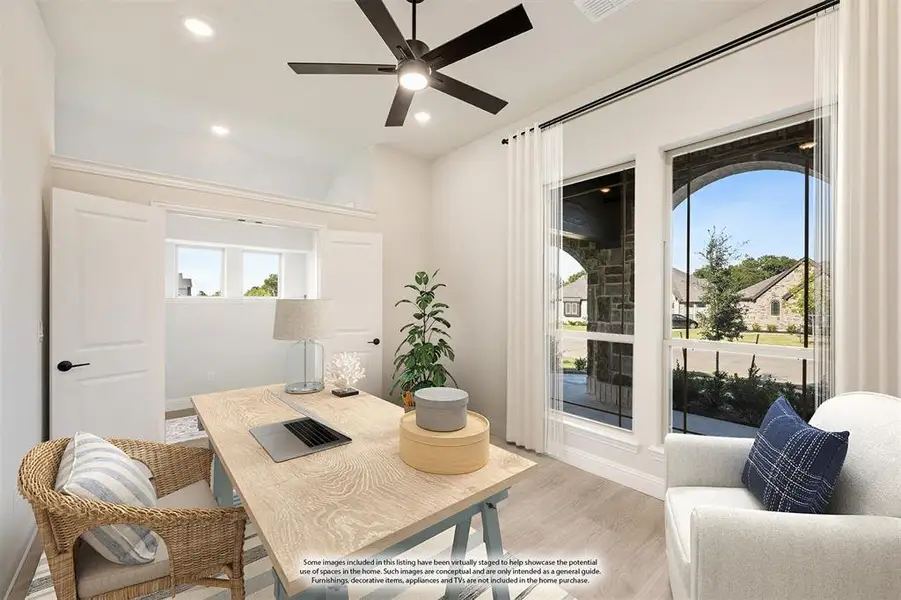 Furnished interior view inside a new home in Sunset Ridge, Alvarado (Image 10).