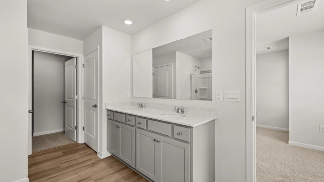 Furnished interior view inside a new home in Falcon Landing, Gainesville (Image 10).