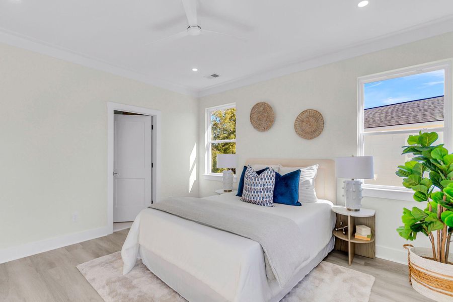 Furnished interior view inside a new home in , Charleston (Image 8).
