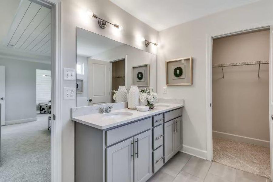 Furnished interior view inside a new home in Riversprings, Dacula (Image 14).