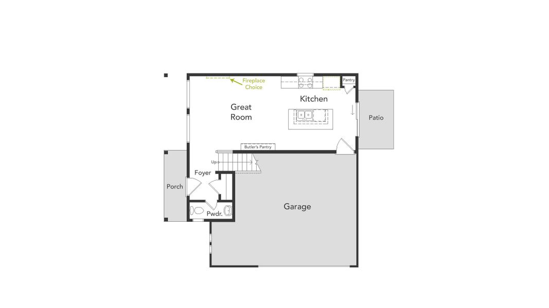 2D floor plan layout of this home in Thompson River Ranch, Johnstown, CO (Image 3). 2D floor plan layout of this home in Thompson River Ranch, Johnstown, CO (Image 3).