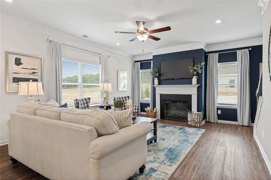 Furnished interior view inside a new home in Sycamore Crest, Calhoun (Image 15).
