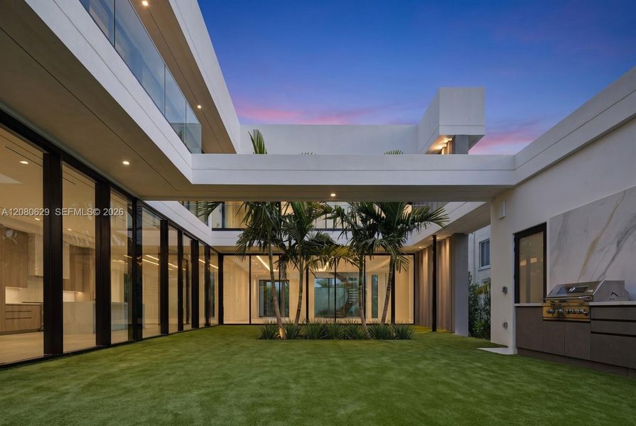 Exterior details and patio area of a home in , Miami Beach (Image 30).