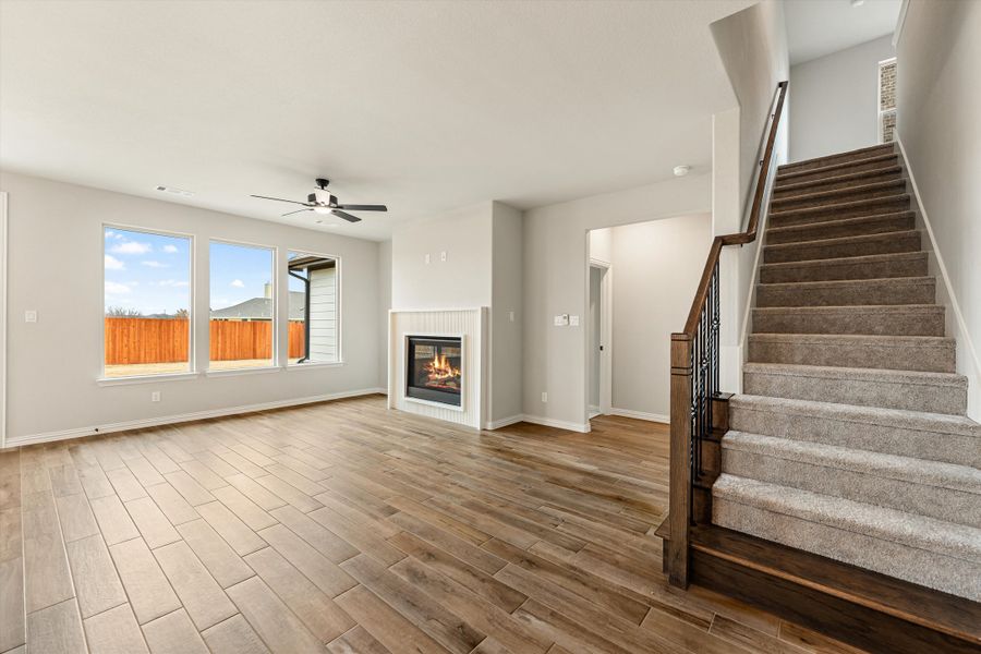 Spacious, unfurnished interior of a new home in Northstar, Haslet (Image 29). Spacious, unfurnished interior of a new home in Northstar, Haslet (Image 29).