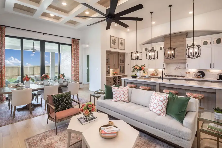 Representative Family Room - some options shown