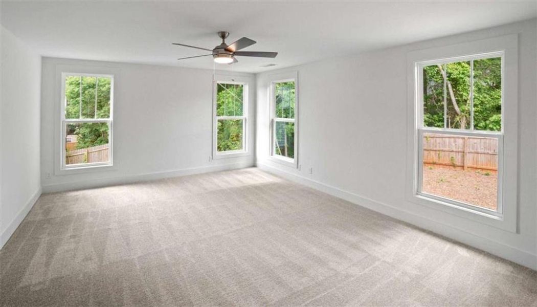 Spacious, unfurnished interior of a new home in The Villages at Whites Mill, Decatur (Image 12).