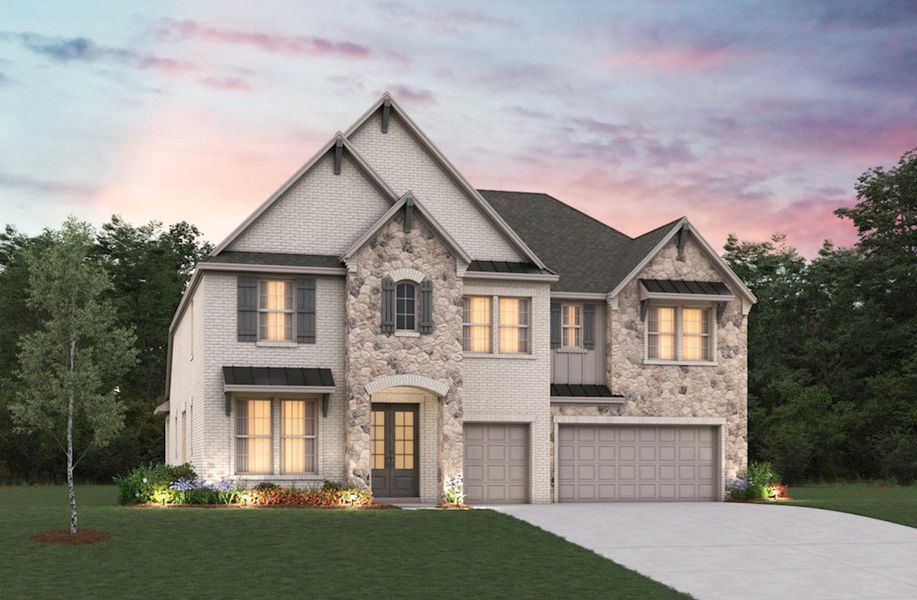 French Country L Elevation French Country L Elevation