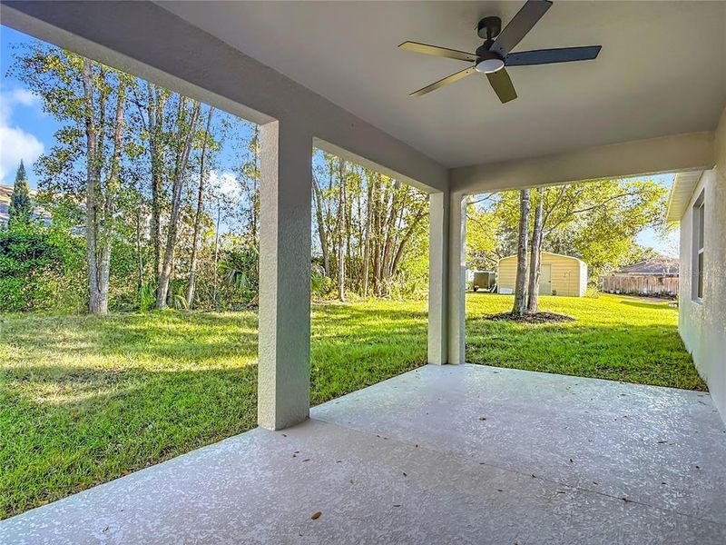 Exterior details and patio area of a home in , Lake Helen (Image 18). Exterior details and patio area of a home in , Lake Helen (Image 18).