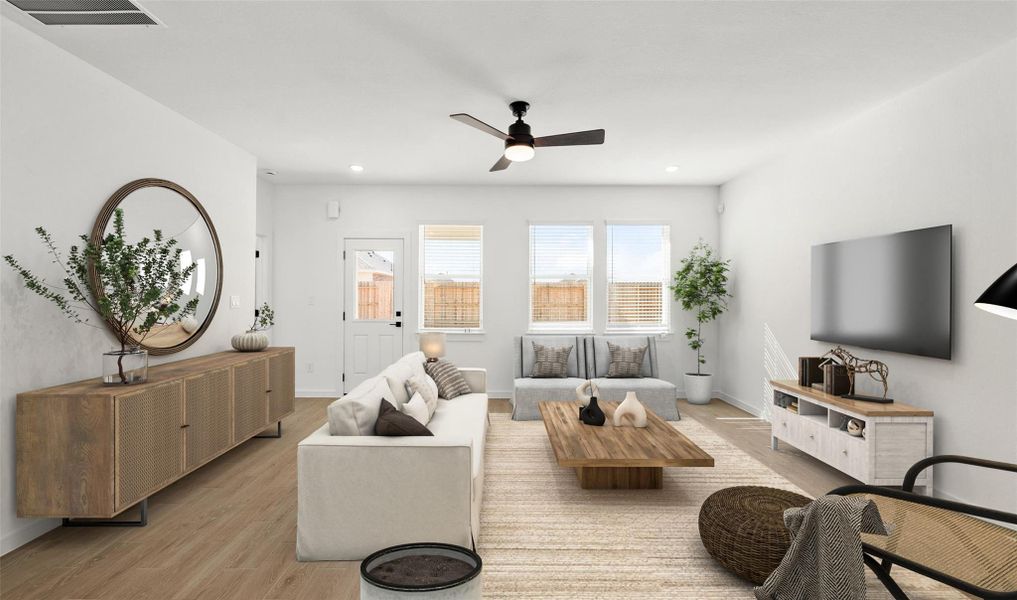 Cozy great room (*Photo not of actual home and used for illustration purposes only.)