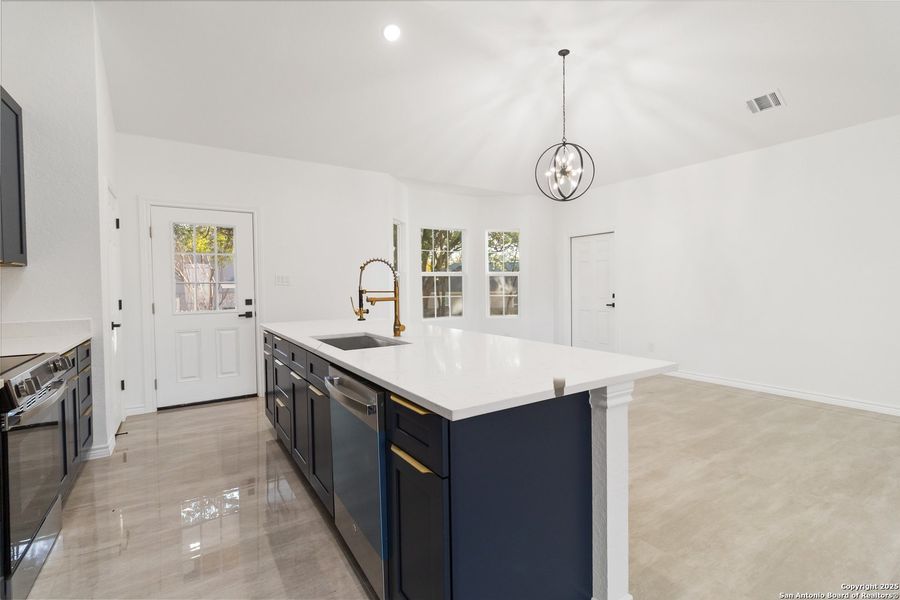 Furnished interior view inside a new home in , San Antonio (Image 13).