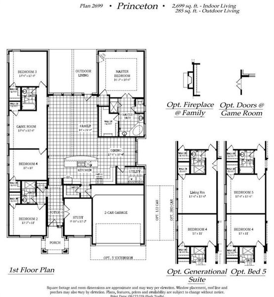 2D floor plan layout of this home in Silo Mills, Joshua, TX (Image 3).
