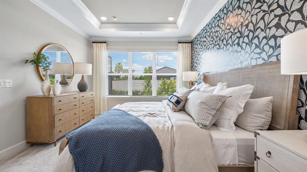 Furnished interior view inside a new home in Esplanade at Wiregrass Ranch, Wesley Chapel (Image 30).