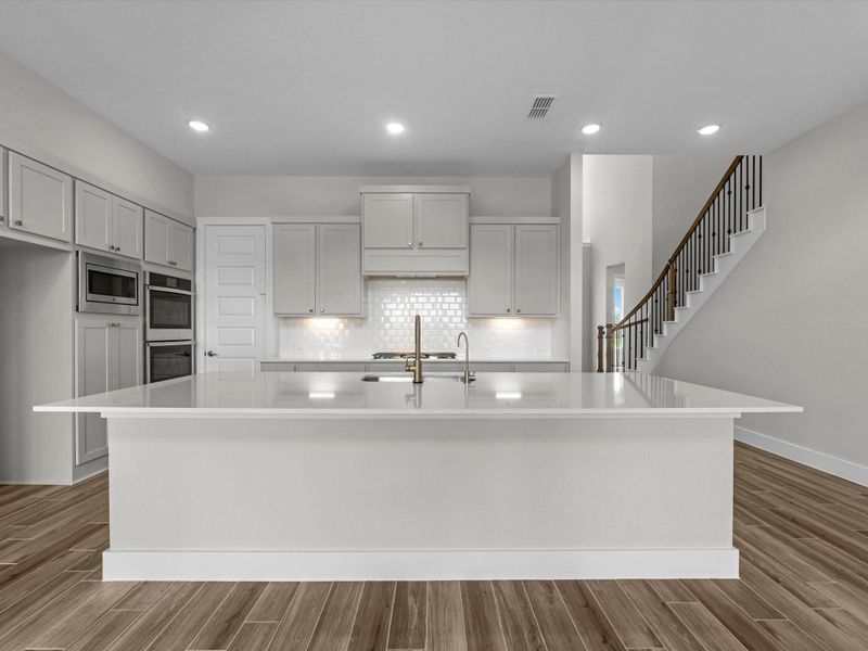 Furnished interior view inside a new home in Dunham Pointe, Cypress (Image 6).