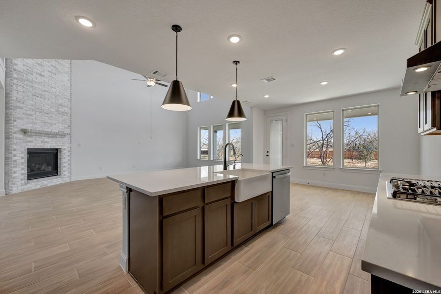 Furnished interior view inside a new home in Everly Estates, San Antonio (Image 7).