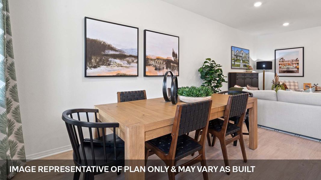 Furnished interior view inside a new home in Avery Centre, Round Rock (Image 15).