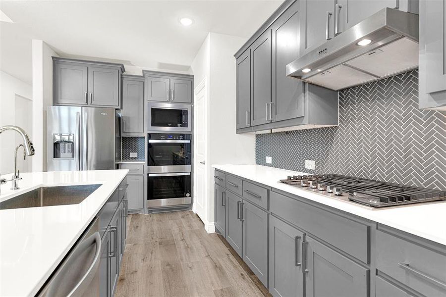 Furnished interior view inside a new home in , Little Elm (Image 10).