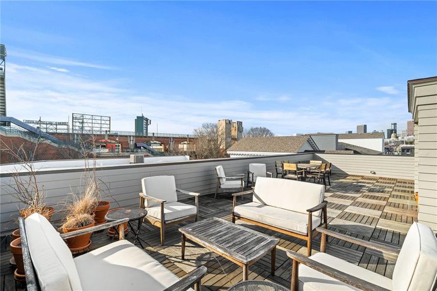 Exterior details and patio area of a home in Summerhill, Atlanta (Image 22).