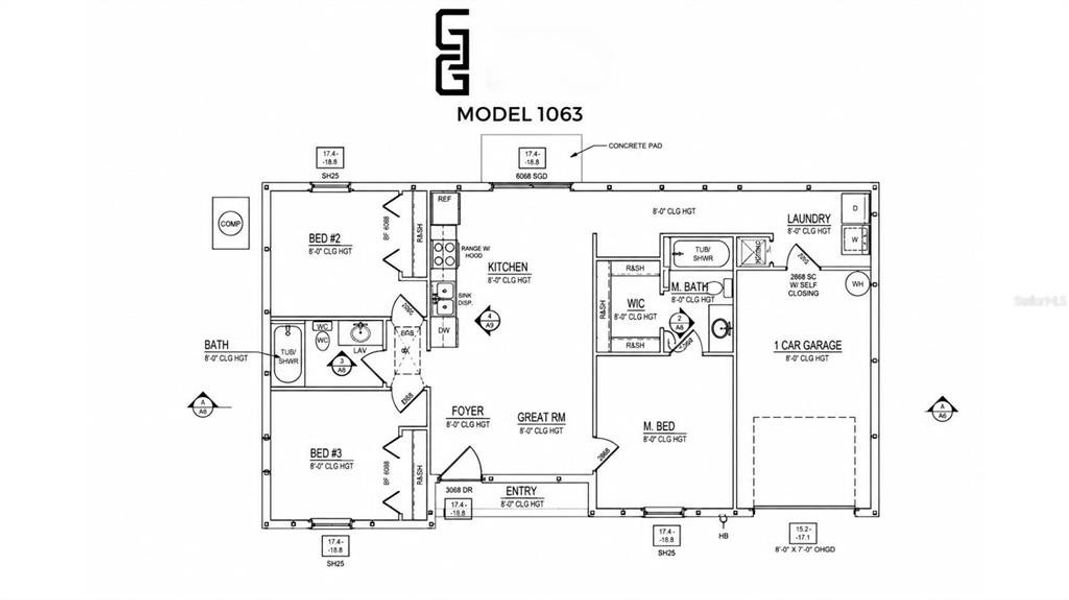 2D floor plan layout of this home in , Ocala, FL (Image 3). 2D floor plan layout of this home in , Ocala, FL (Image 3).