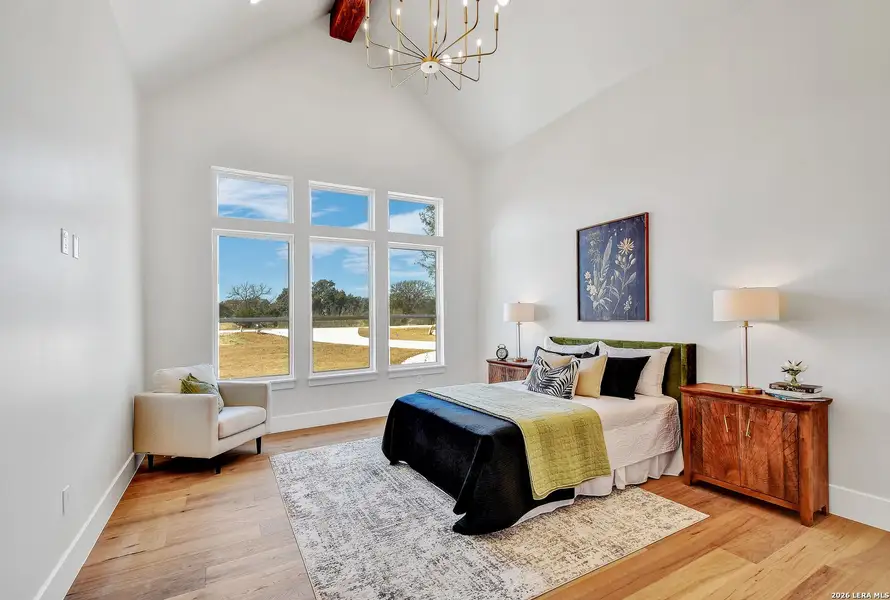 Furnished interior view inside a new home in , Bandera (Image 10).